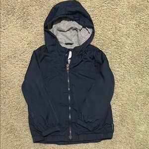 Navy Hooded Jacket